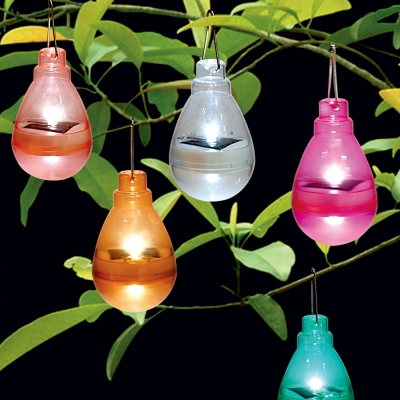 Solární led lampa FIREFLY - 8 ks