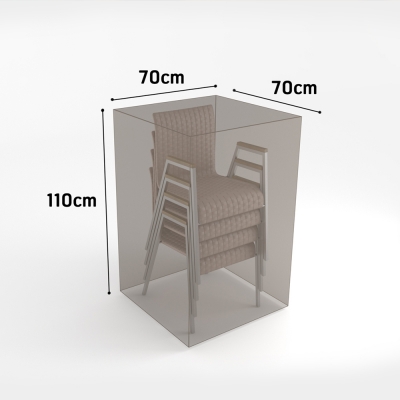 Zakrývací plachta - stohovatelné židle
