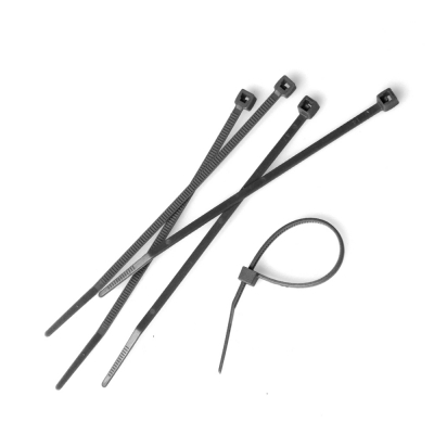 Stahovací pásky antracit - 10 cm - 100 ks